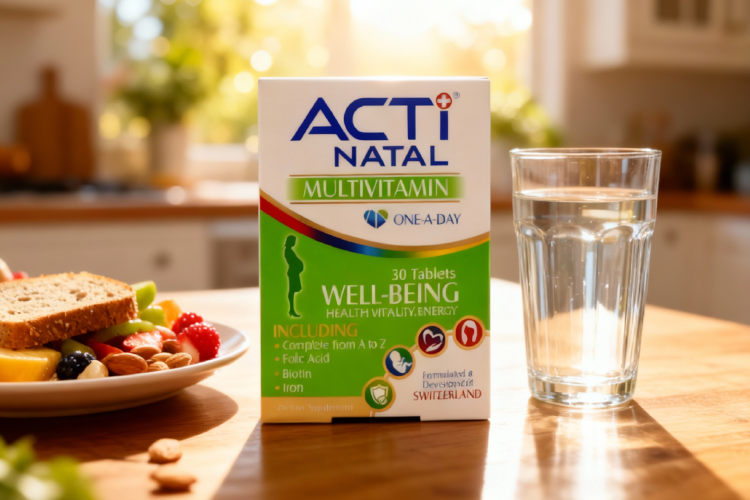  قرص اکتی ناتال همراه با وعده غذایی برای مادران باردار